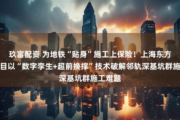 玖富配资 为地铁“贴身”施工上保险！上海东方希望项目以“数字孪生+超前换撑”技术破解邻轨深基坑群施工难题