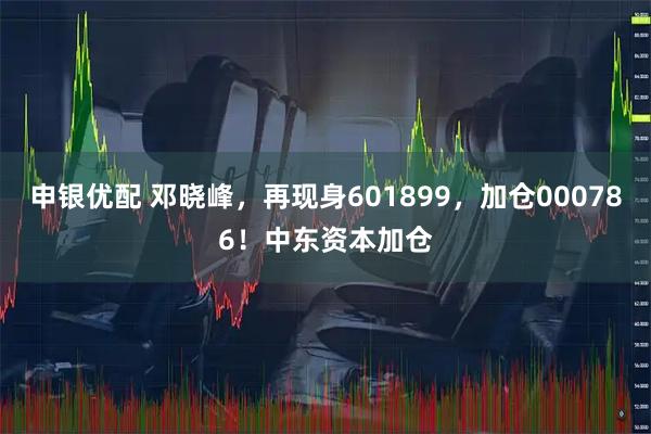 申银优配 邓晓峰，再现身601899，加仓000786！中东资本加仓
